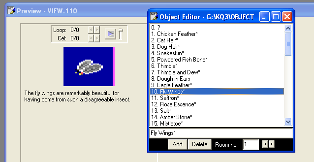 File:AGIWiki AGI Studio-Object Editor-King's Quest 3-Fly wings.png