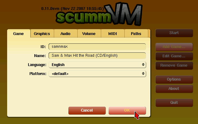 scummvm launcher file